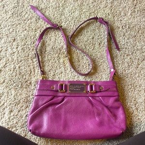 Gorgeous Marc Jacobs cross body bag in rich purple!